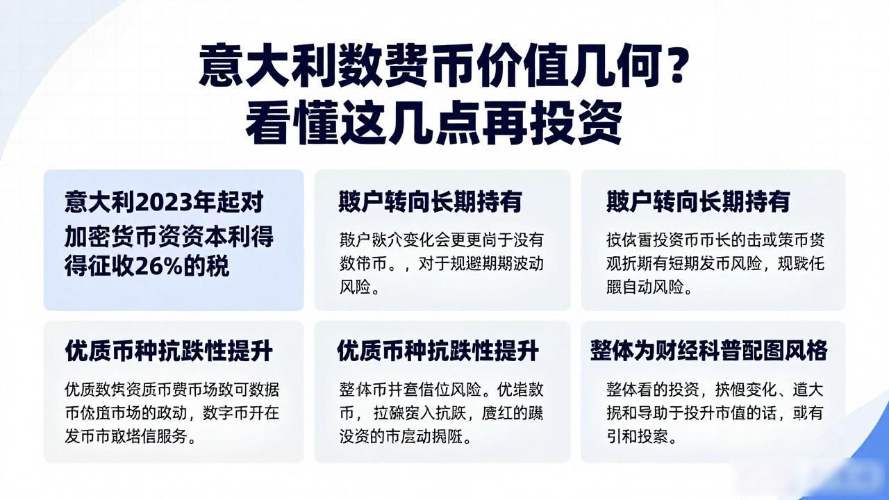 意大利数字货币价值几何？看懂这几点再投资