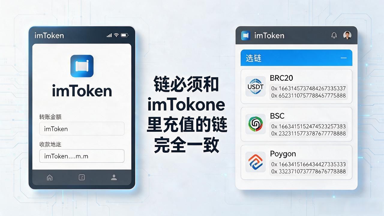怎么把币转入imtoken_imToken充值地址复制注意事项_ETH链和BSC链地址混用风险