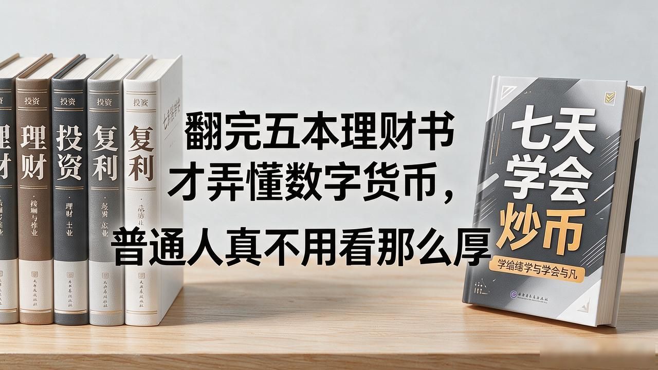 翻完五本理财书才弄懂数字货币，普通人真不用看那么厚