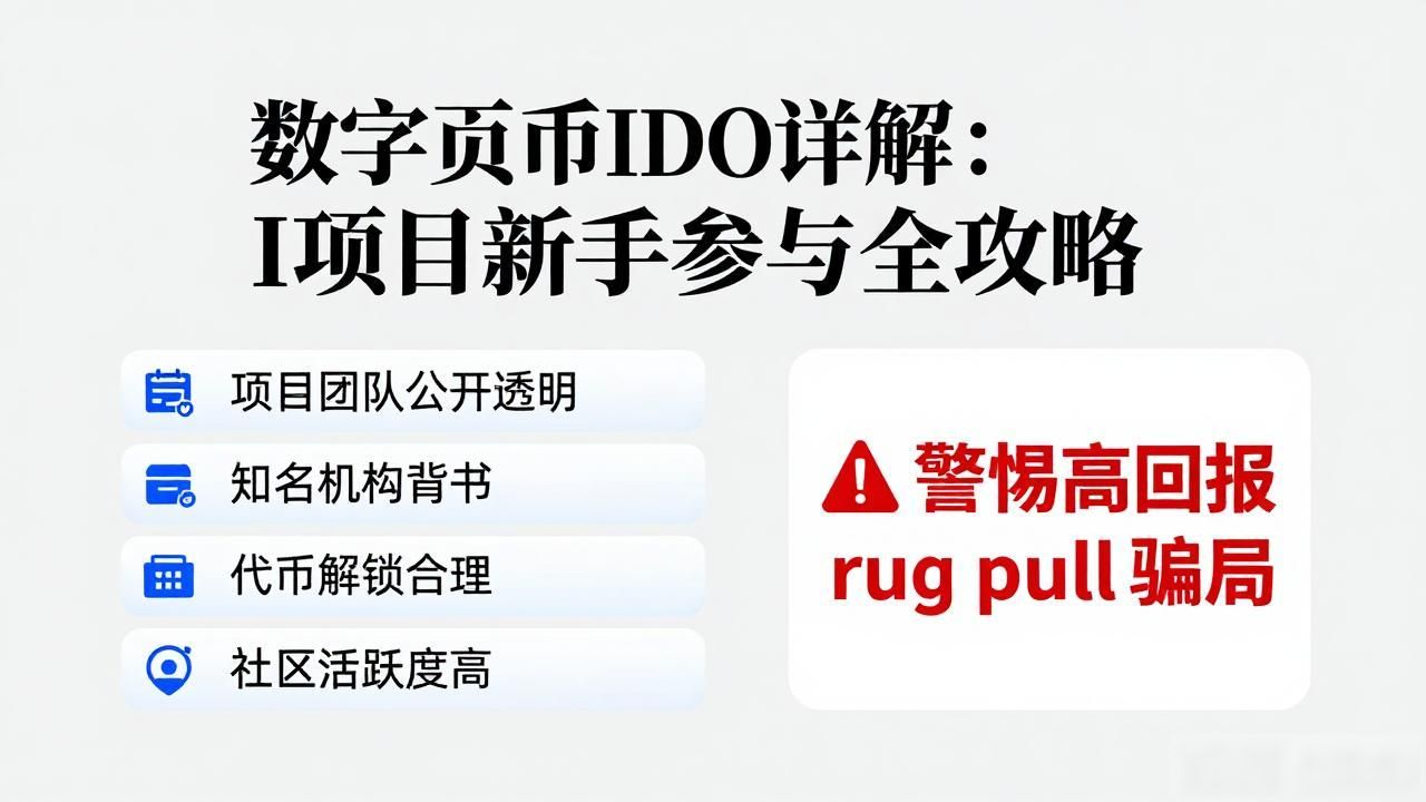 数字货币IDO详解:I项目新手参与全攻略