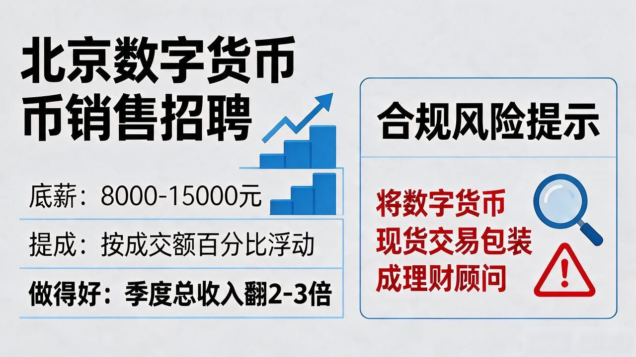 北京数字货币销售招聘：哪些公司靠谱，薪资怎么谈，面试怎么过