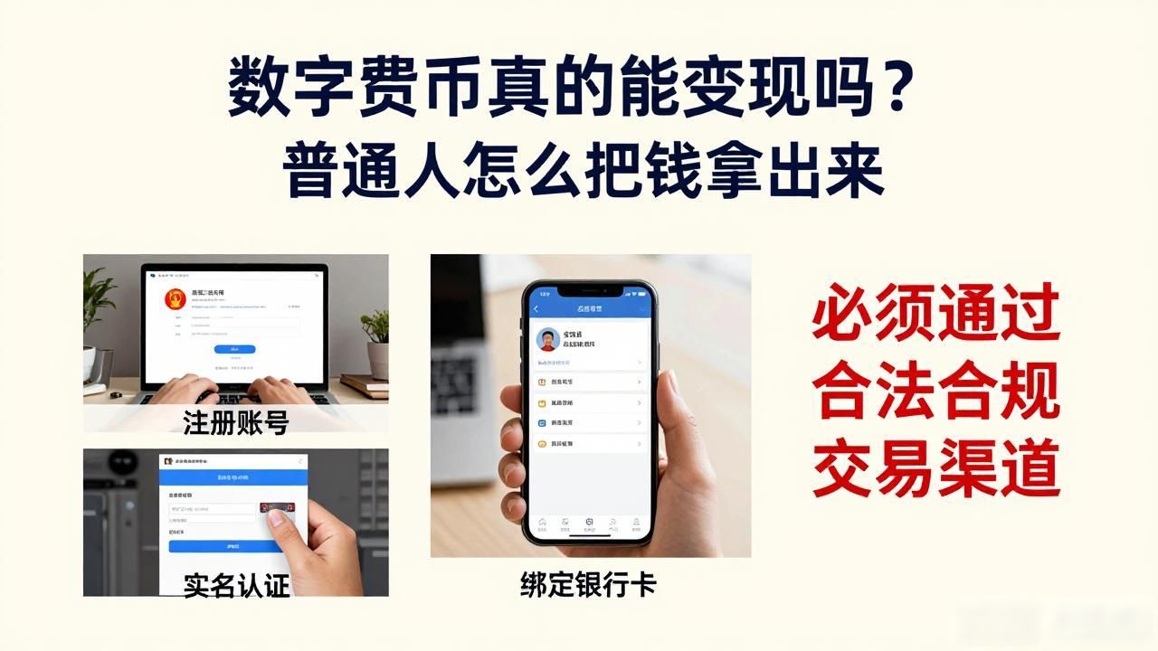 数字货币真的能变现吗？普通人怎么把钱拿出来