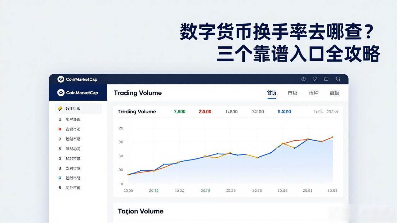 数字货币换手率去哪查？三个靠谱入口全攻略