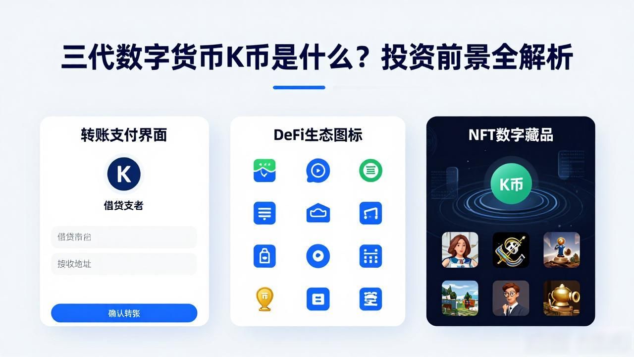 三代数字货币K币是什么?投资前景全解析