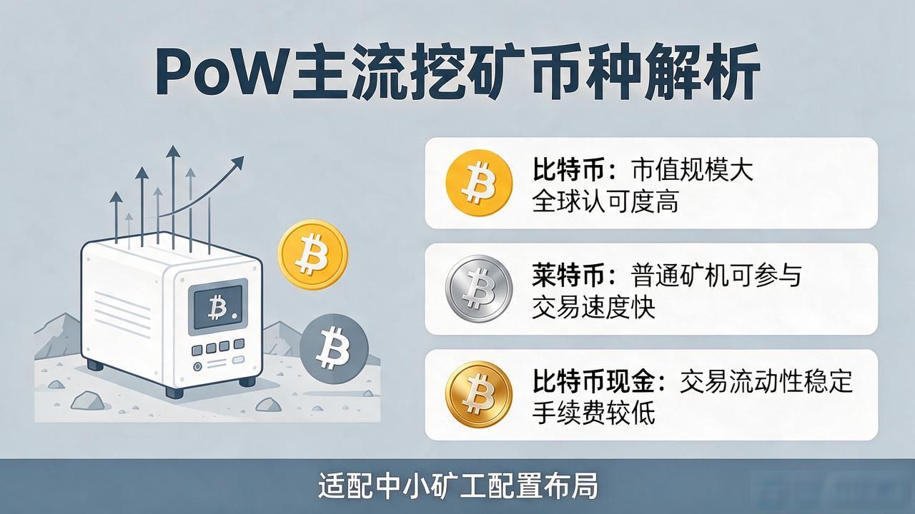 挖矿数字货币有哪些？一文讲清楚主流币种