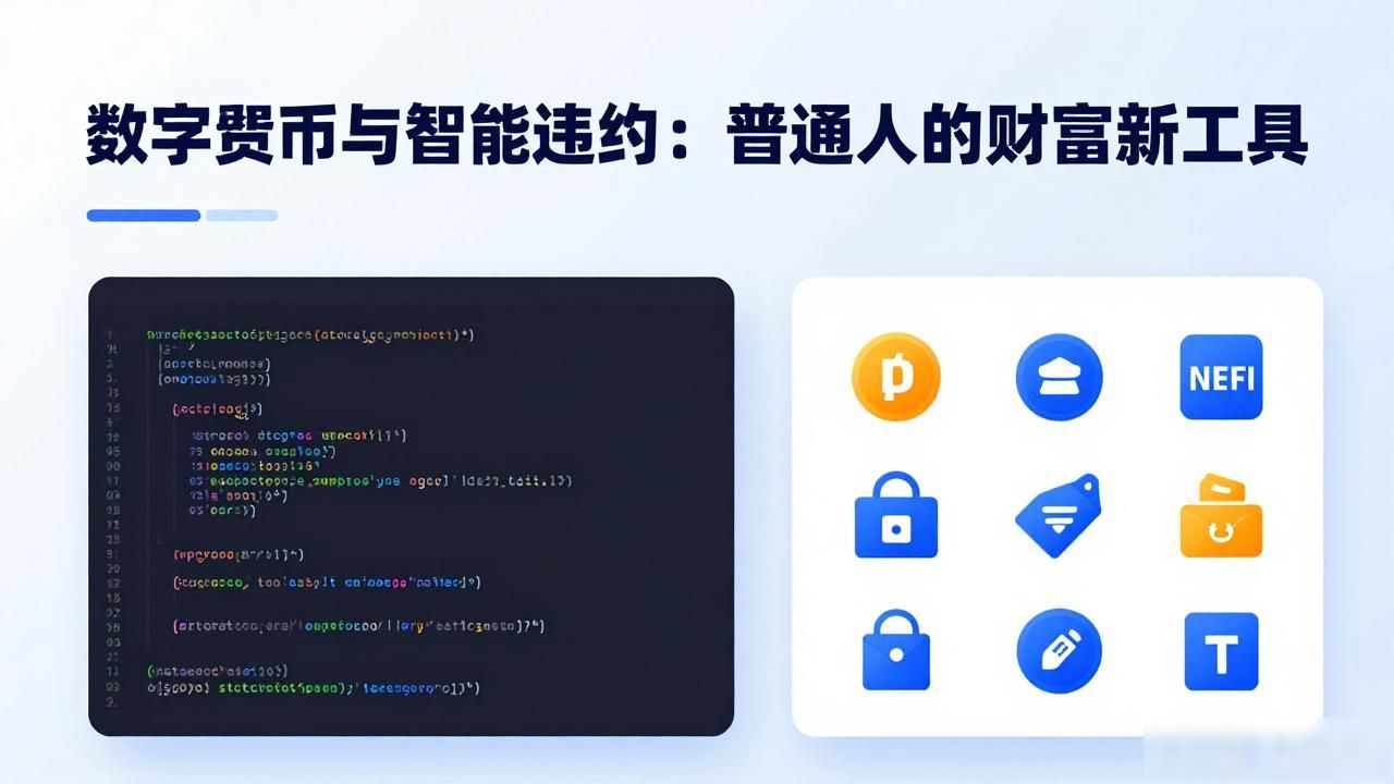 数字货币与智能合约：普通人必知的财富新工具