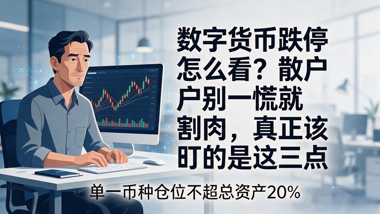 数字货币跌停怎么看？散户别一慌就割肉，真正该盯的是这三点