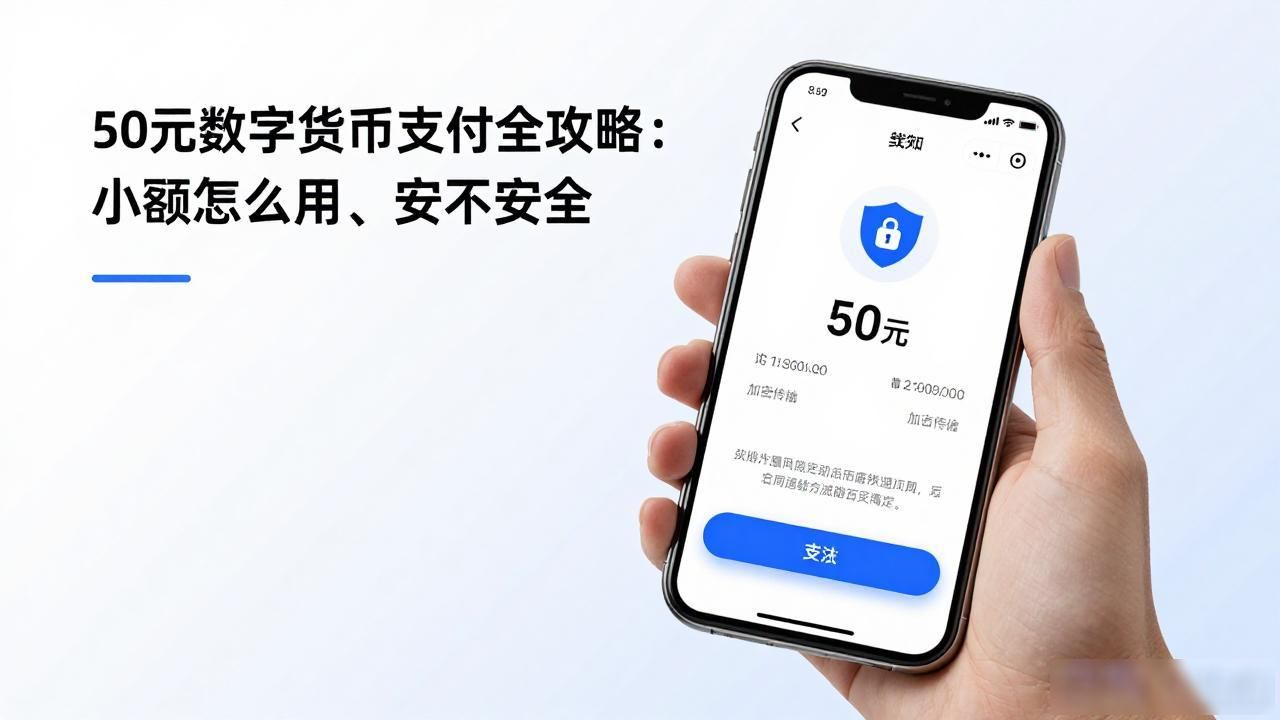 50元数字货币支付全攻略：小额怎么用、安不安全
