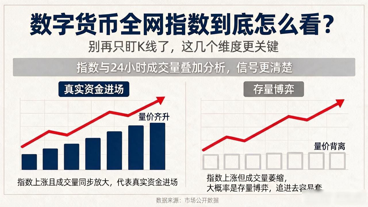 数字货币全网指数到底怎么看？别再只盯K线了，这几个维度更关键