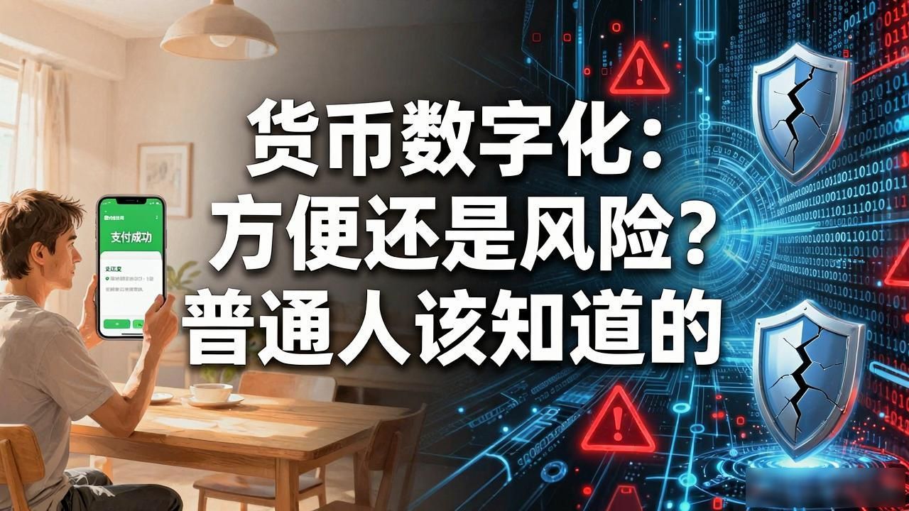 货币数字化：方便还是风险？普通人该知道的