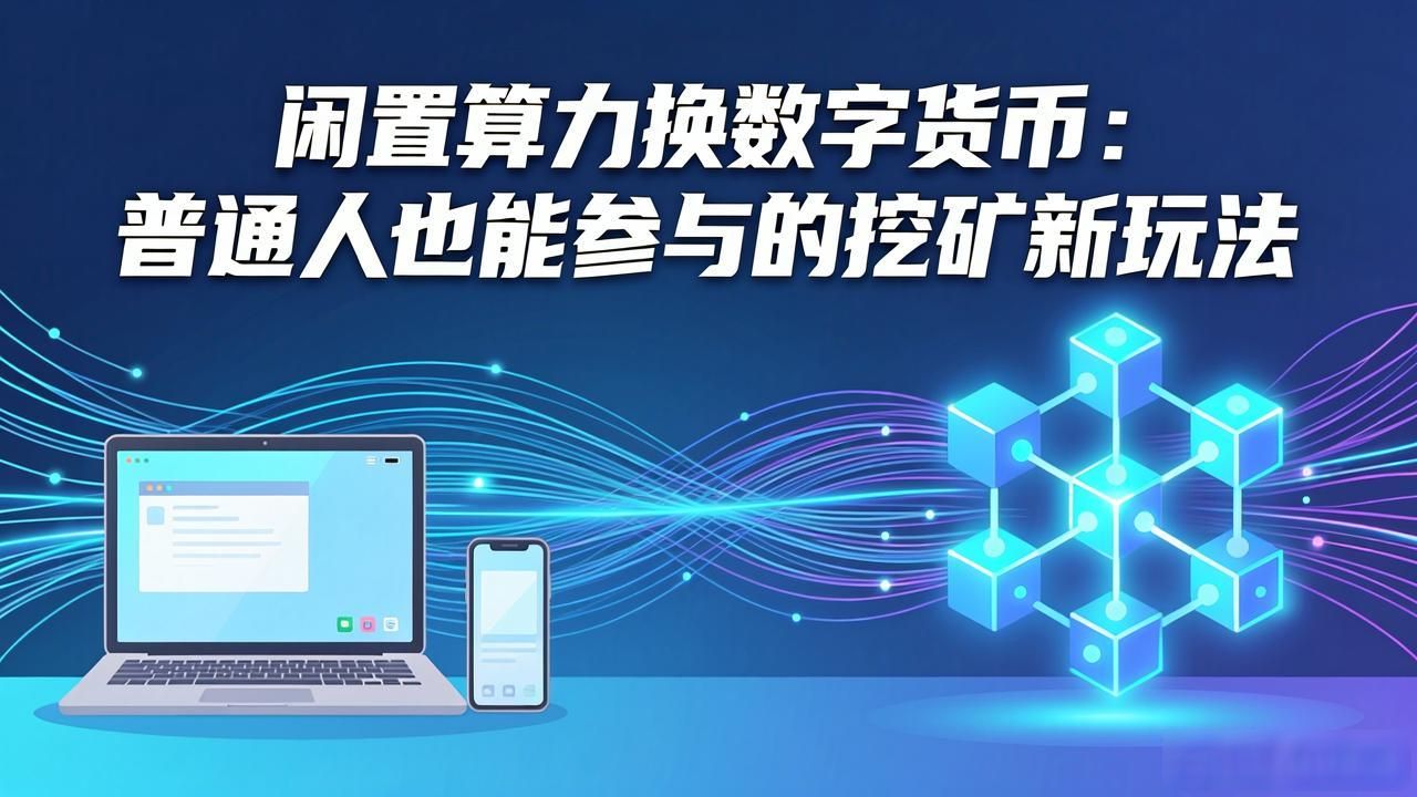 闲置算力换数字货币：普通人也能参与的挖矿新玩法