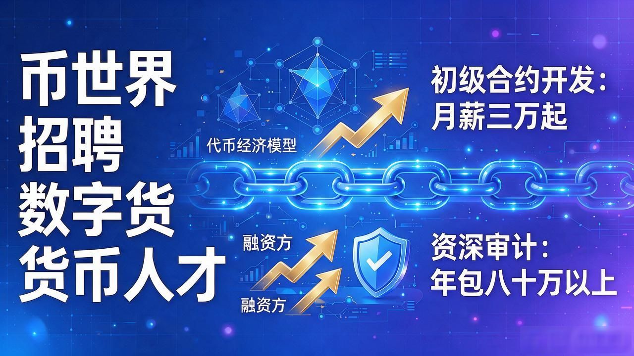 币世界招聘数字货币，投简历前先把这几件事搞明白