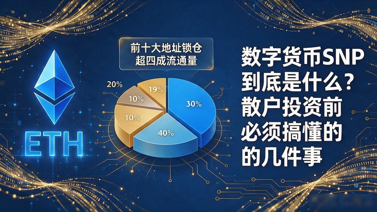 数字货币SNP到底是什么？散户投资前必须搞懂的几件事