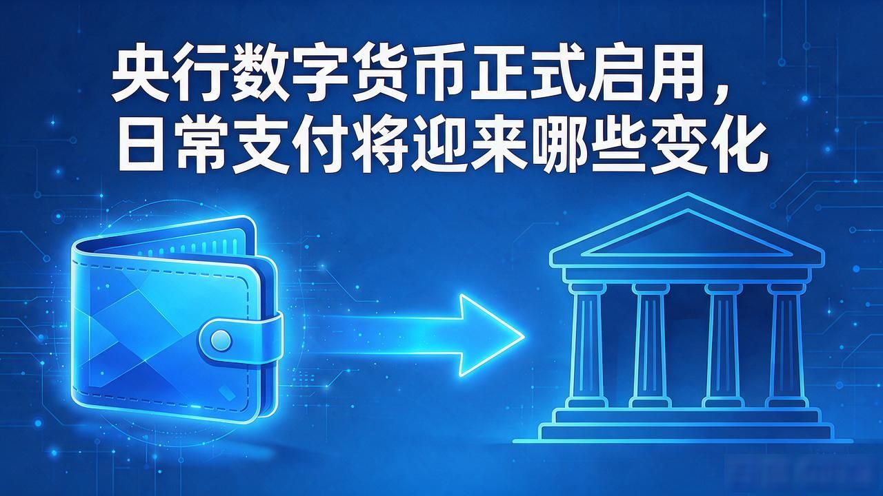 央行数字货币正式启用,日常支付将迎来哪些变化