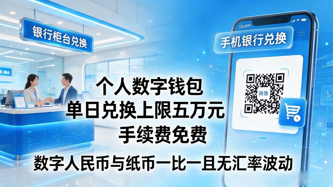 纸币换数字货币怎么操作？2026年兑换渠道和限额一次说清