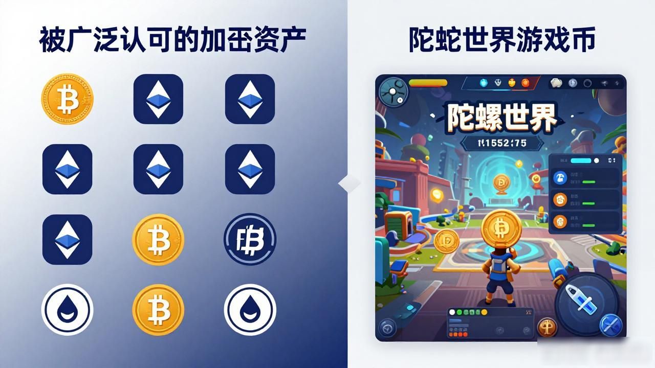 陀螺世界是数字货币吗？说白了就是游戏币，别和比特币混着看