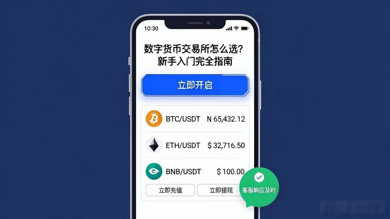 数字货币交易所怎么选?新手入门完全指南