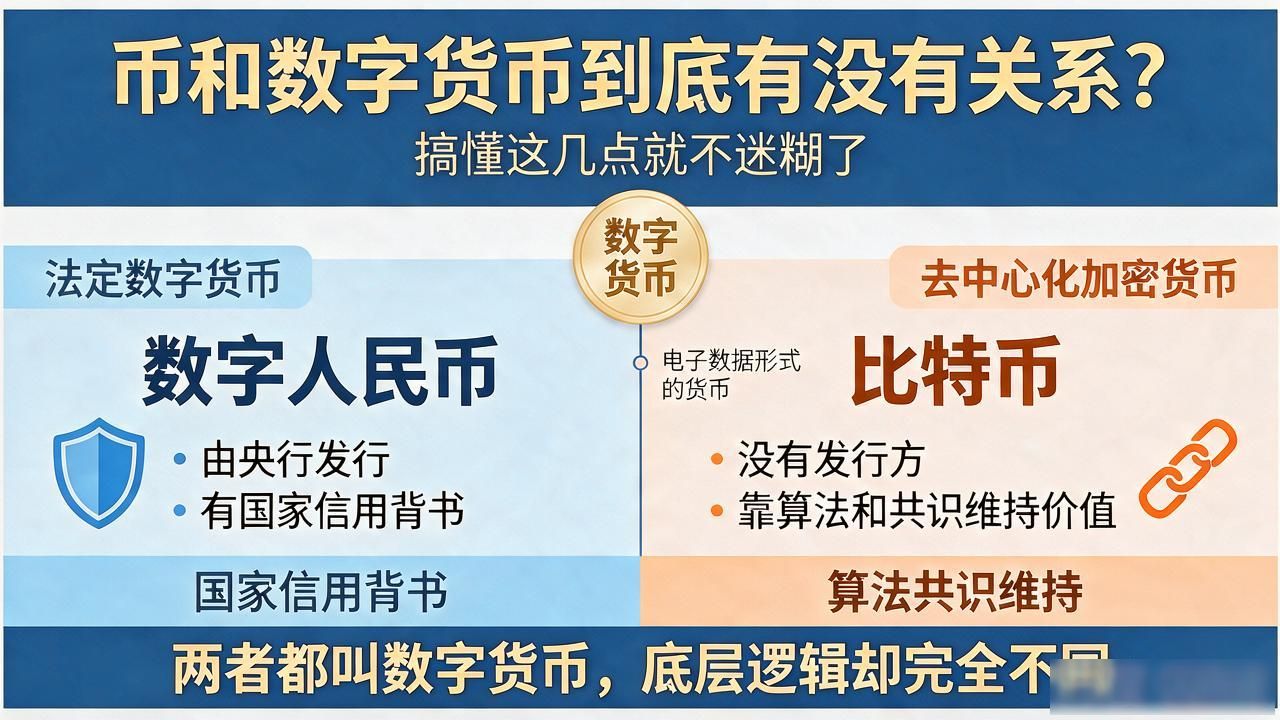 币和数字货币到底有没有关系？搞懂这几点就不迷糊了