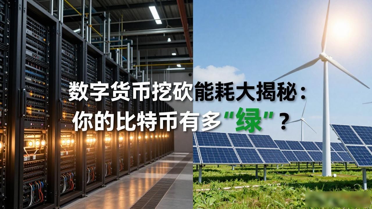 数字货币挖矿能耗大揭秘：你的比特币有多"绿"？