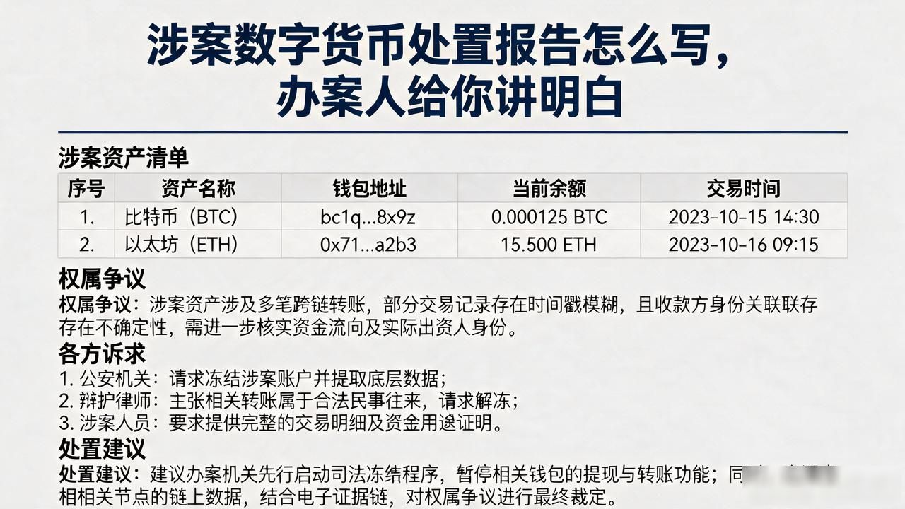 涉案数字货币处置报告_涉案数字货币处置报告_区块链资产估值依据
