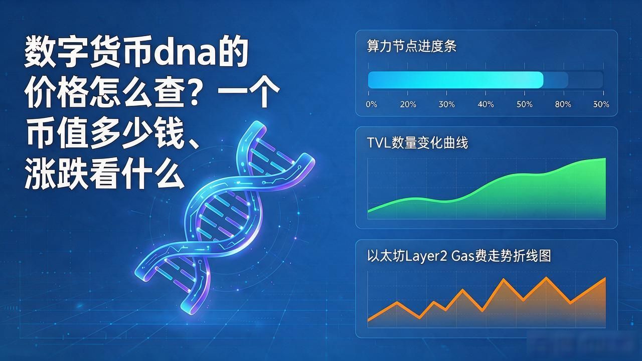 数字货币dna的价格怎么查？一个币值多少钱、涨跌看什么