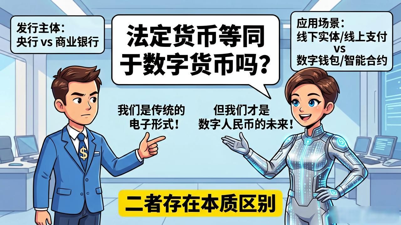 货币是数字货币吗_现代经济中的广义数字化货币与数字货币的区别 央行发行的法定数字货币与私人加密货币的差异 日常使用的电子货币是否属于数字货币范畴