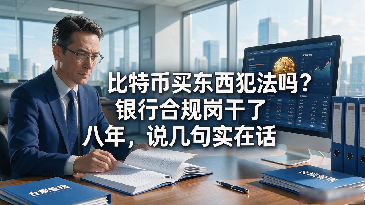 比特币买东西犯法吗?银行合规岗干了八年,说几句实在话
