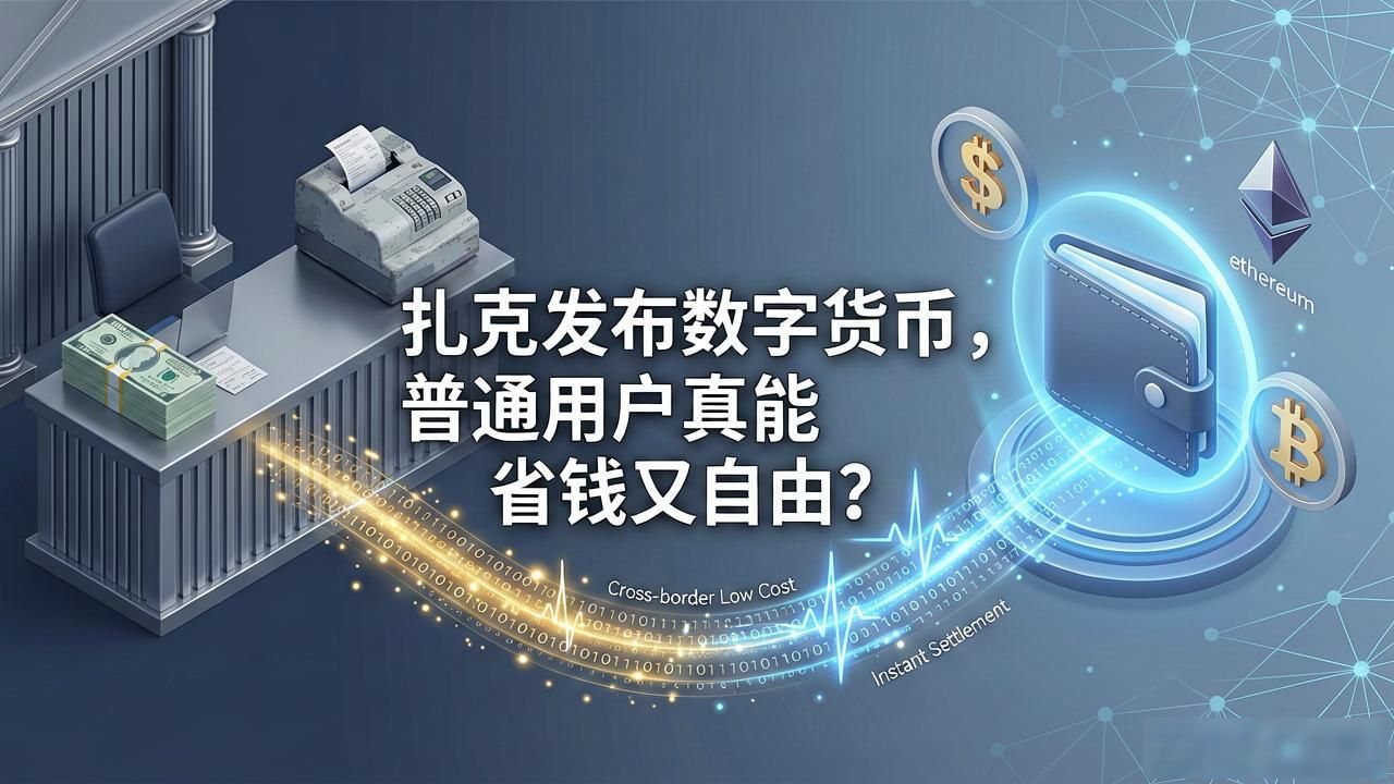 扎克发布数字货币,普通用户真能省钱又自由?