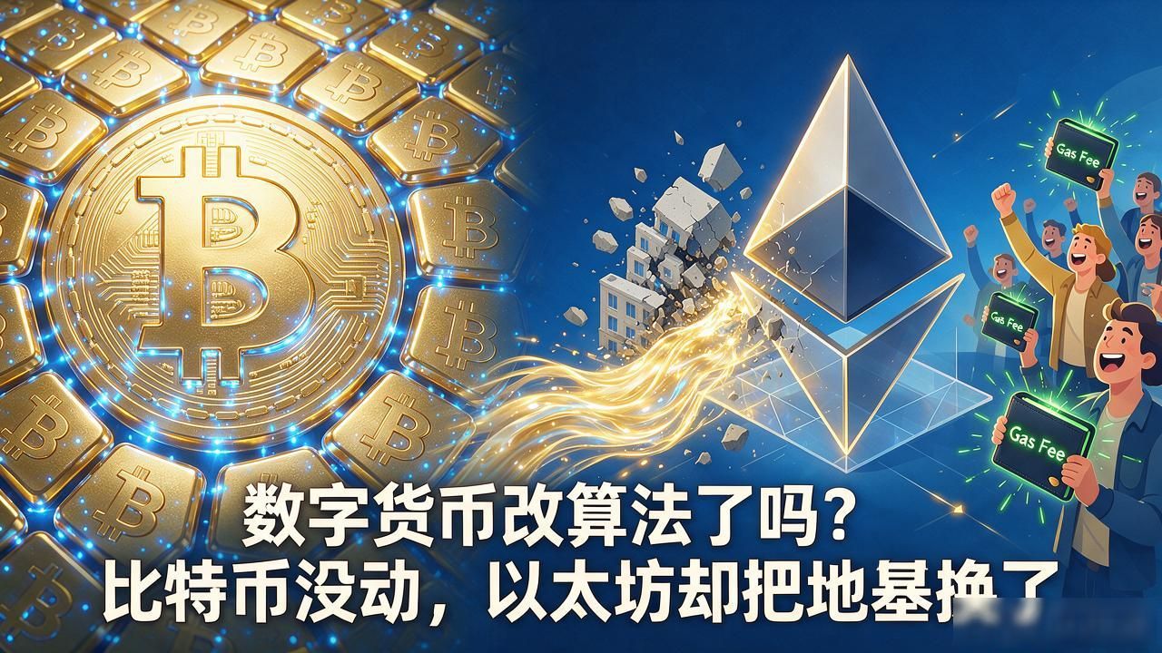 数字货币改算法了吗？比特币没动，以太坊却把地基换了