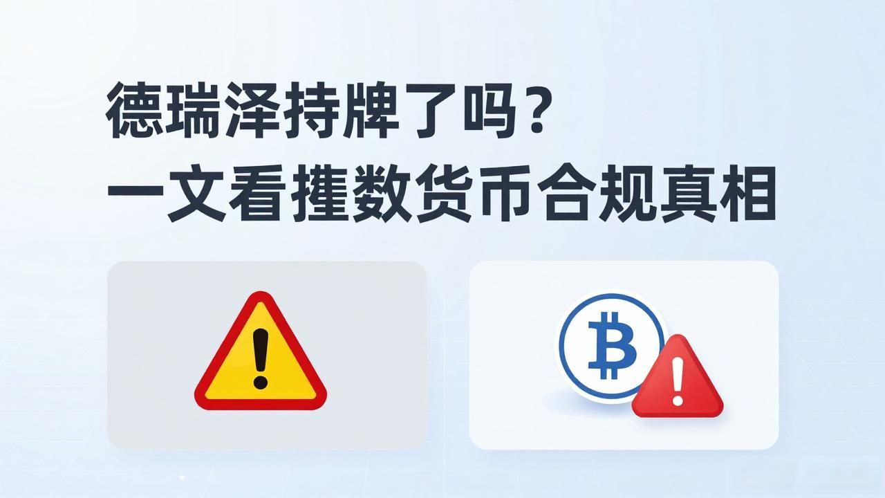 德瑞泽持牌了吗?一文看懂数字货币合规真相