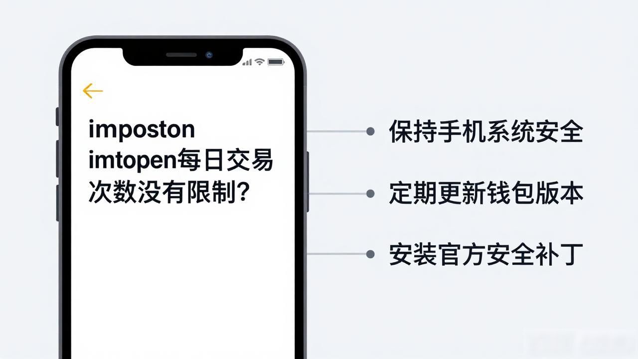 imtoken每日交易次数有没有限制？安全使用方法
