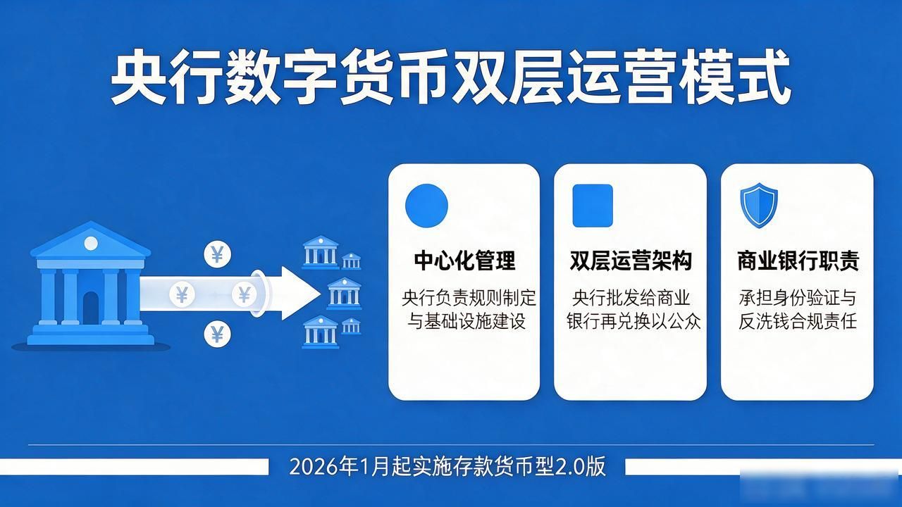 央行谈数字货币发行_数字人民币法定货币属性与双层运营架构 数字人民币与加密货币的区别 数字人民币中心化管理双层运营发行机制