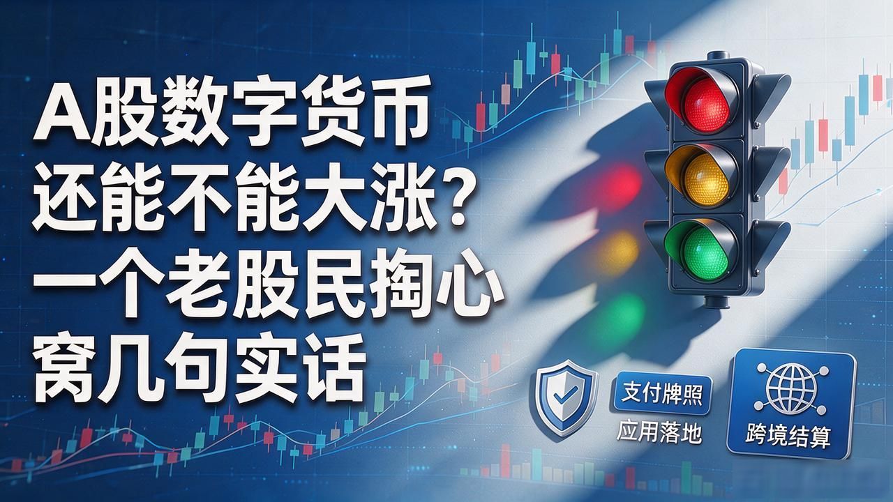 A股数字货币还能不能大涨？一个老股民掏心窝说几句实话
