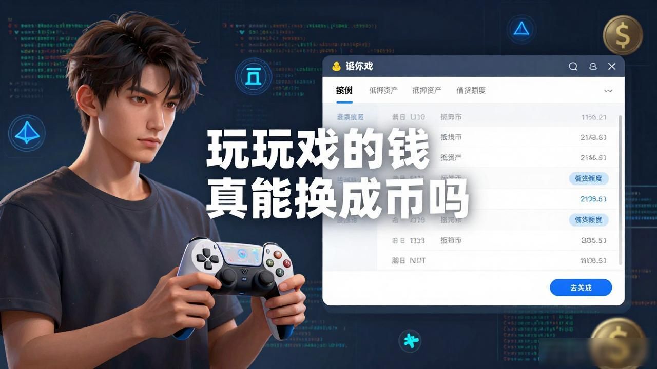 玩游戏的钱真能换成币吗