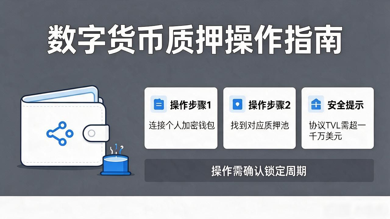 怎么质押数字货币的钱？别光盯收益率，这几步比什么都重要