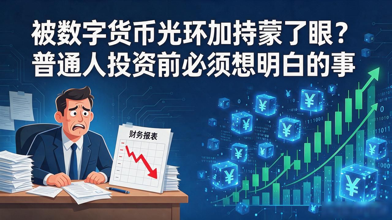 被数字货币光环加持蒙了眼？普通人投资前必须想明白的事