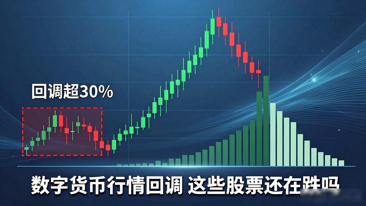 数字货币行情回调 这些股票还在跌吗