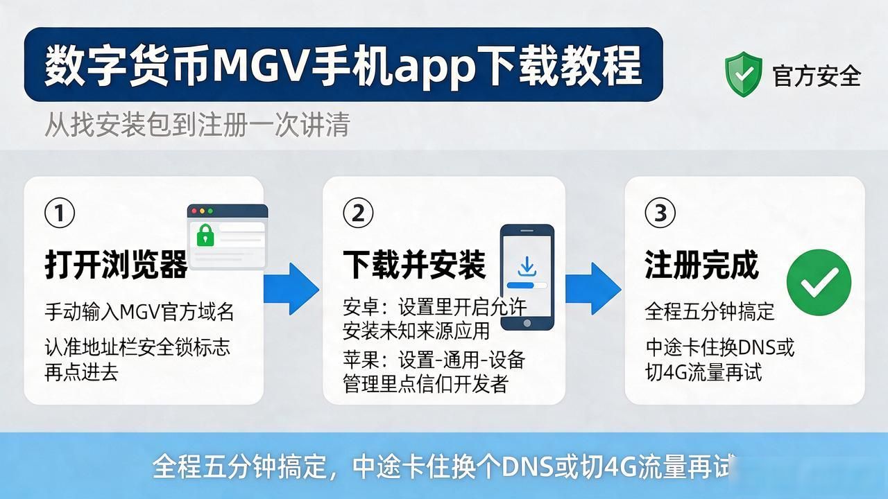 数字货币MGV手机app下载教程，从找安装包到注册一次讲清