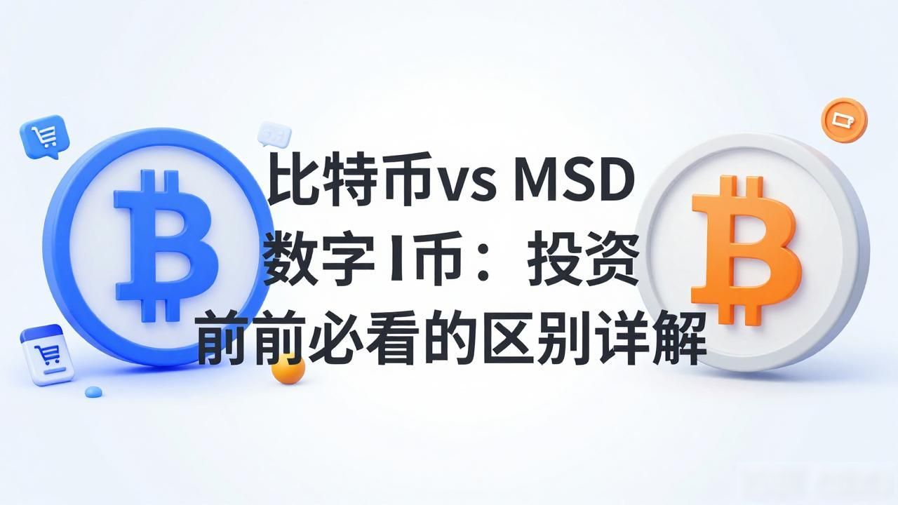 比特币vsMSD数字货币：投资前必看的区别详解