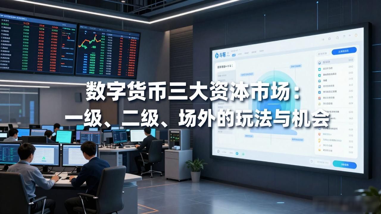 数字货币三大资本市场：一级、二级、场外的玩法与机会
