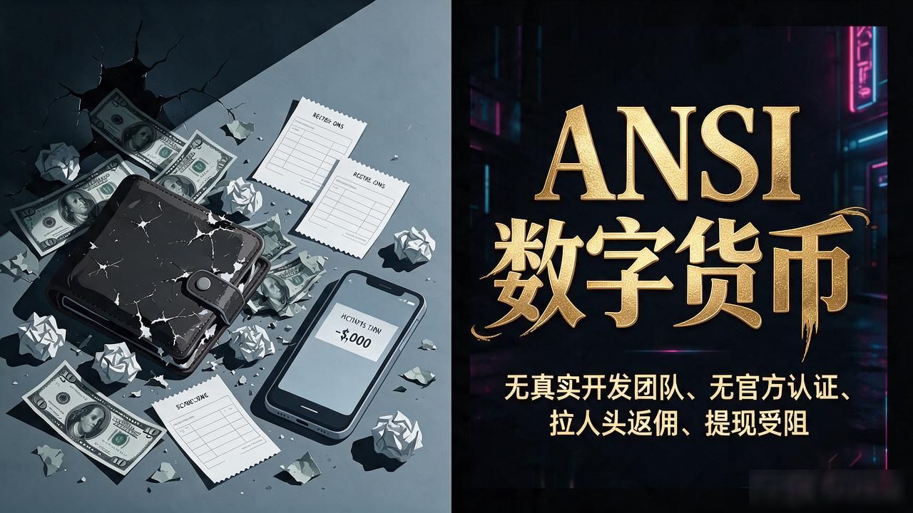 ANSI数字货币是骗局吗？我差点赔光积蓄才看清的套路