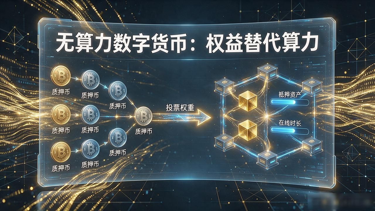不用矿机不烧电，无算力数字货币到底怎么跑起来