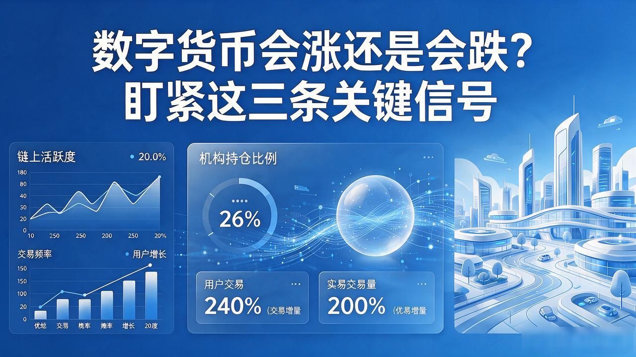 数字货币会涨还是会跌？盯紧这三条关键信号