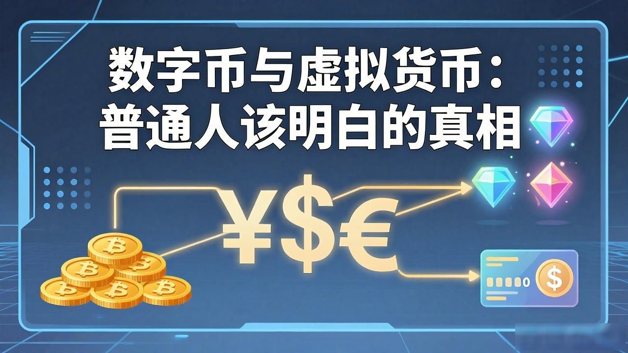 数字币与虚拟货币：普通人该明白的真相