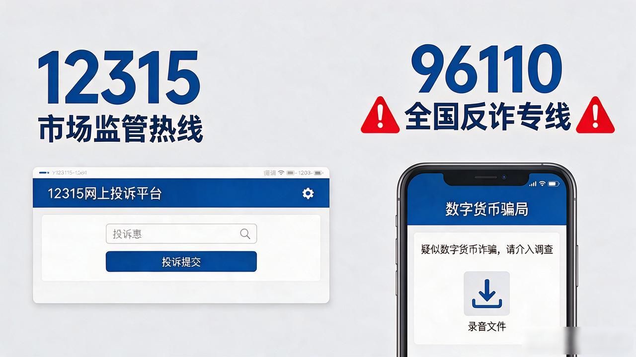 数字货币骗局电话投诉：该打哪个号码、怎么举报、如何保留证据