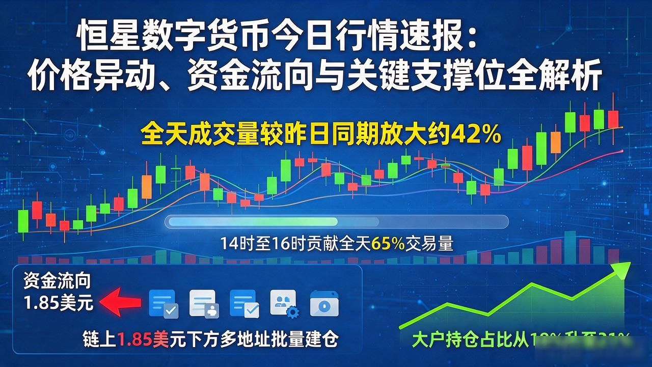恒星数字货币今日行情速报:价格异动、资金流向与关键支撑位全解析