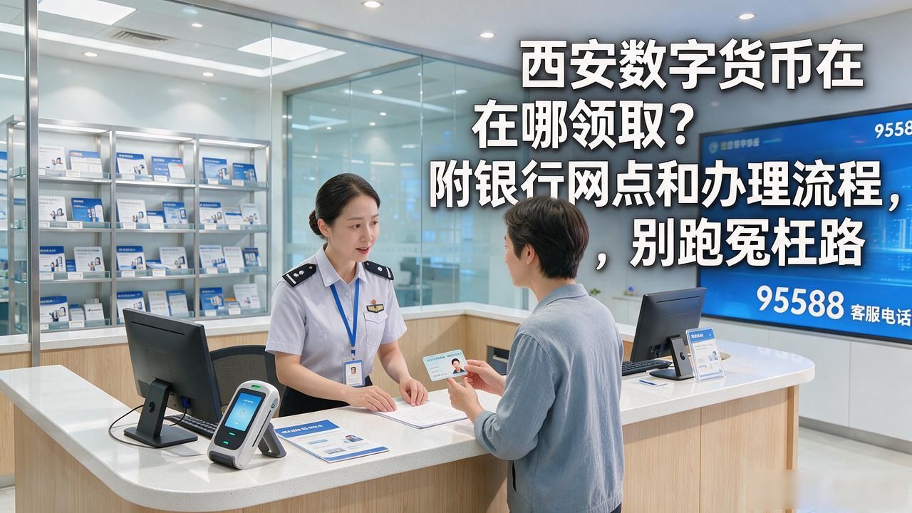 西安数字货币在哪领取？附银行网点和办理流程，别跑冤枉路