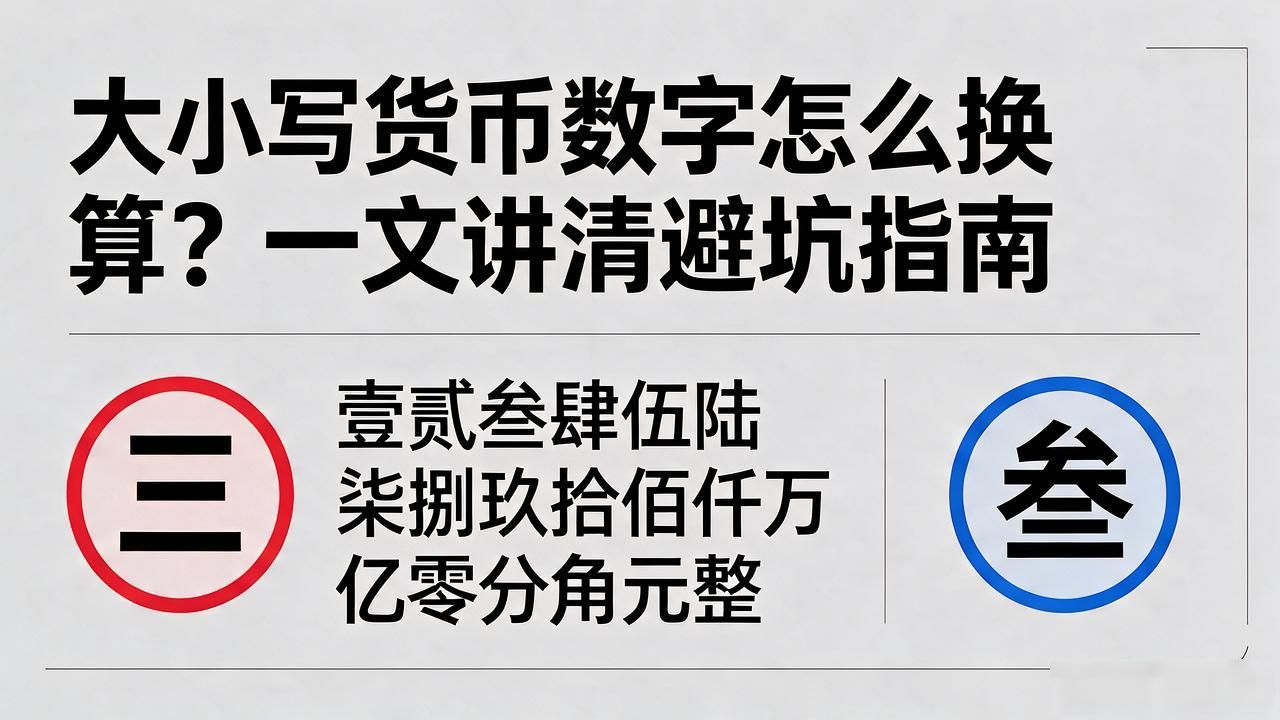 大小写货币数字怎么换算？一文讲清避坑指南
