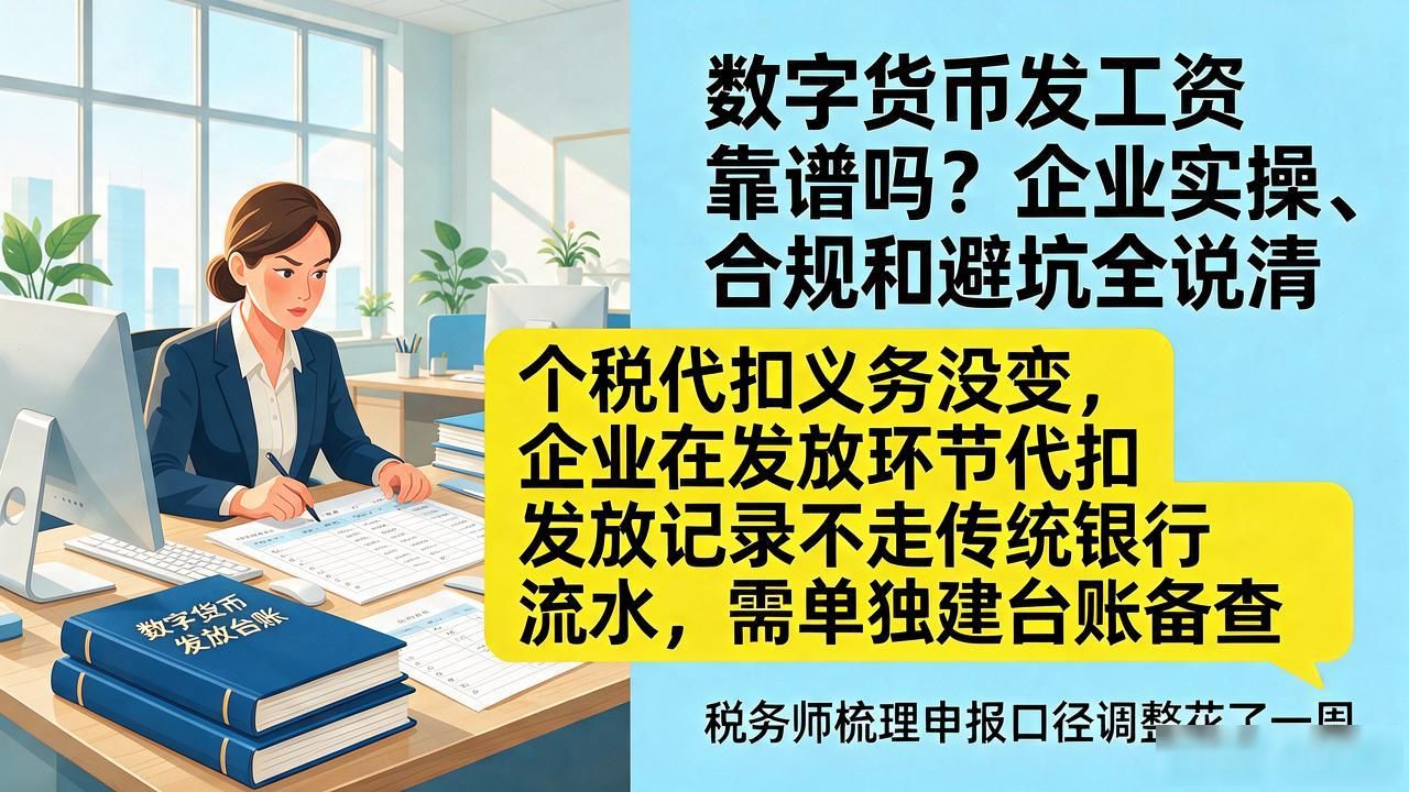 数字货币发工资靠谱吗？企业实操、合规和避坑全说清