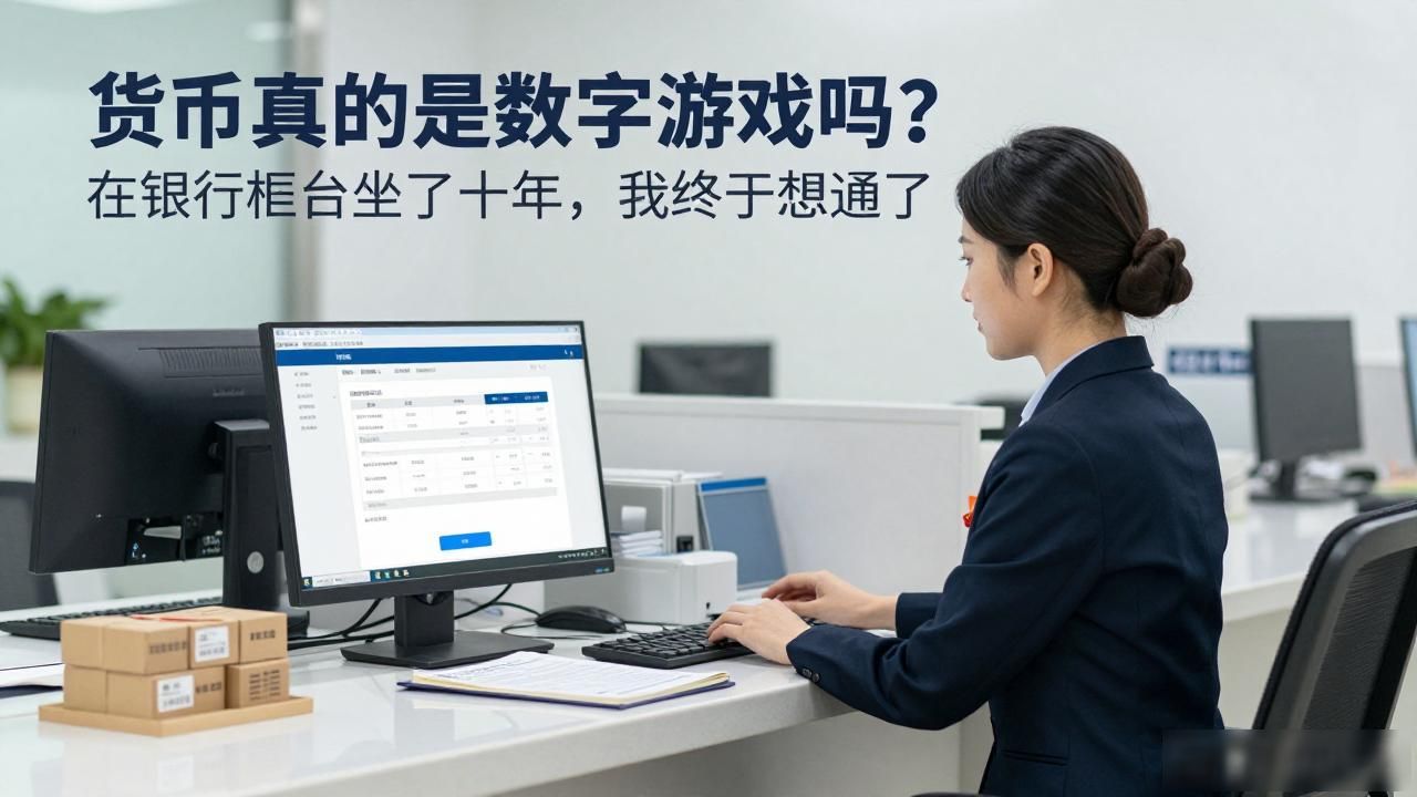 货币真的是数字游戏吗？在银行柜台坐了十年，我终于想通了